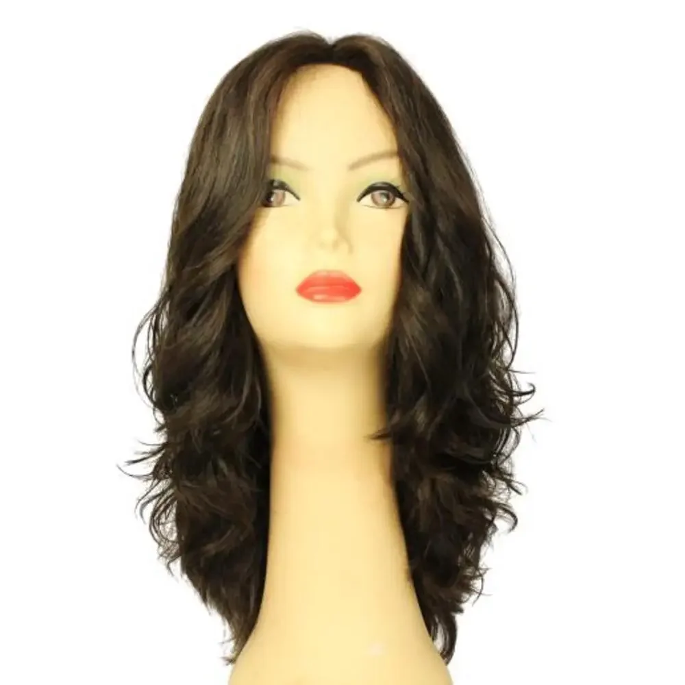 Freeda Wigs Katrina EXTRA LONG Deep Dark Brown MULTI-DIRECTIONAL Size S